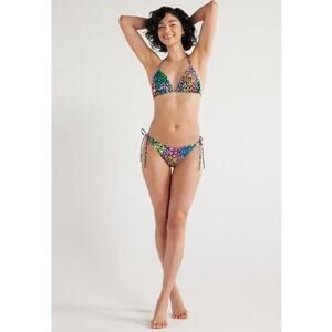 No Boundaries Juniors’ Glowing Doodles Bikini M‎ (7-9) New Bathing Suit